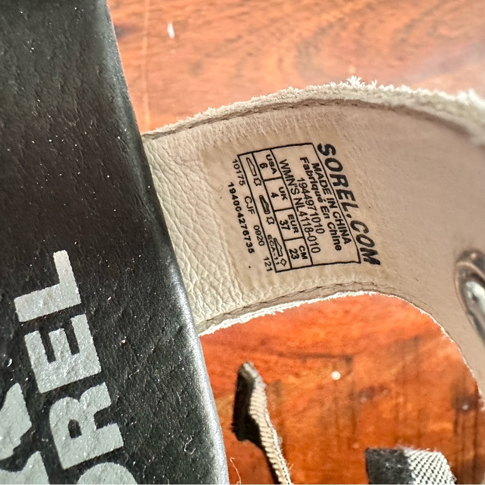 SOREL 
Joanie Ii Ankle Strap Sandal - Black wedge platform sandals - Picture 8 of 8
